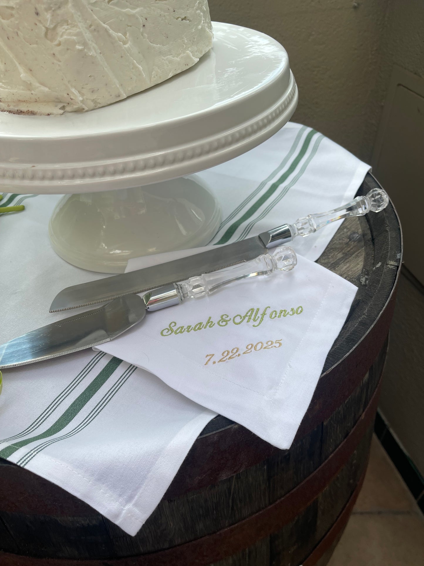 Wedding Cake Napkin