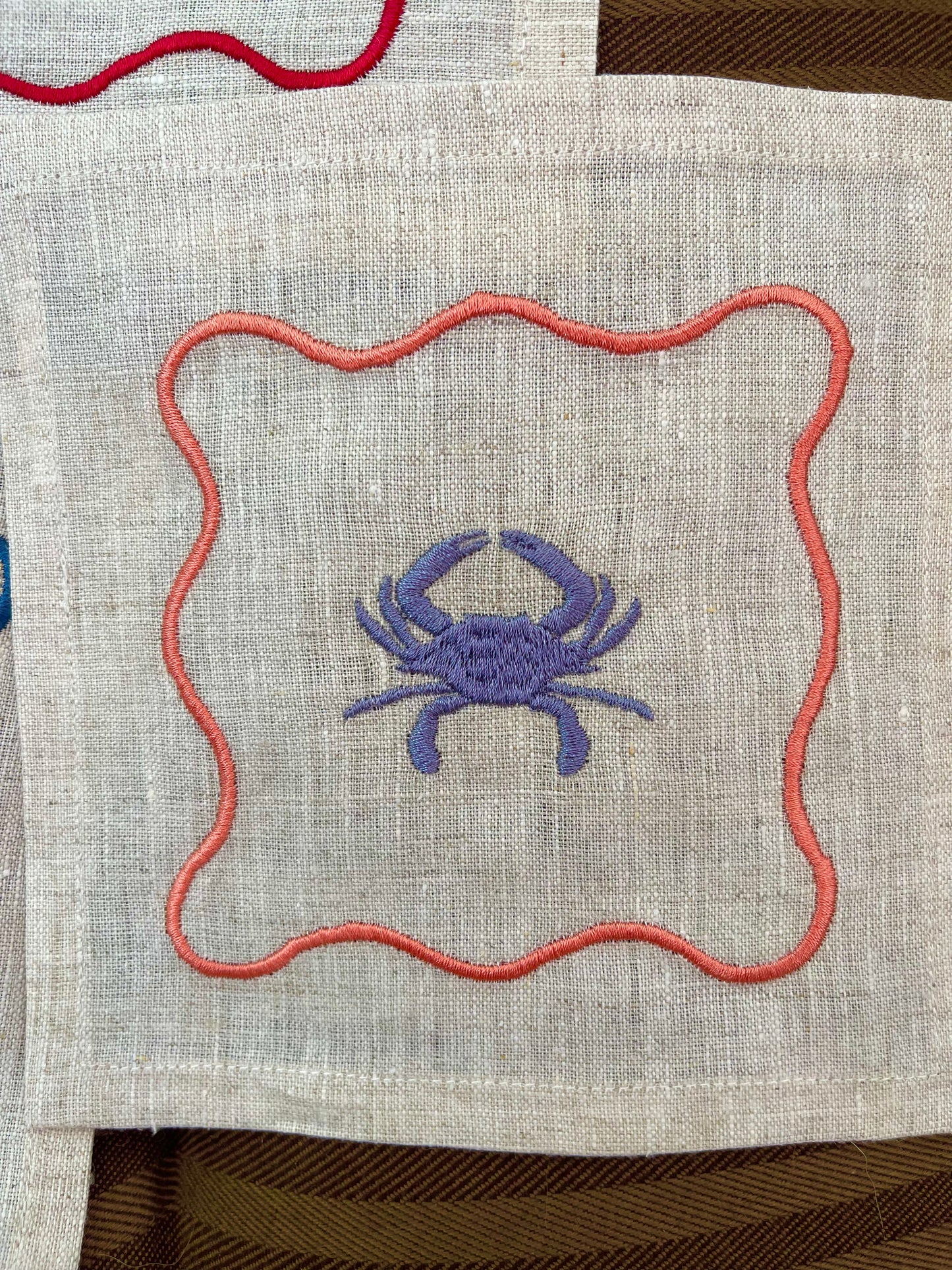 Framed Coastal Cocktail Napkins