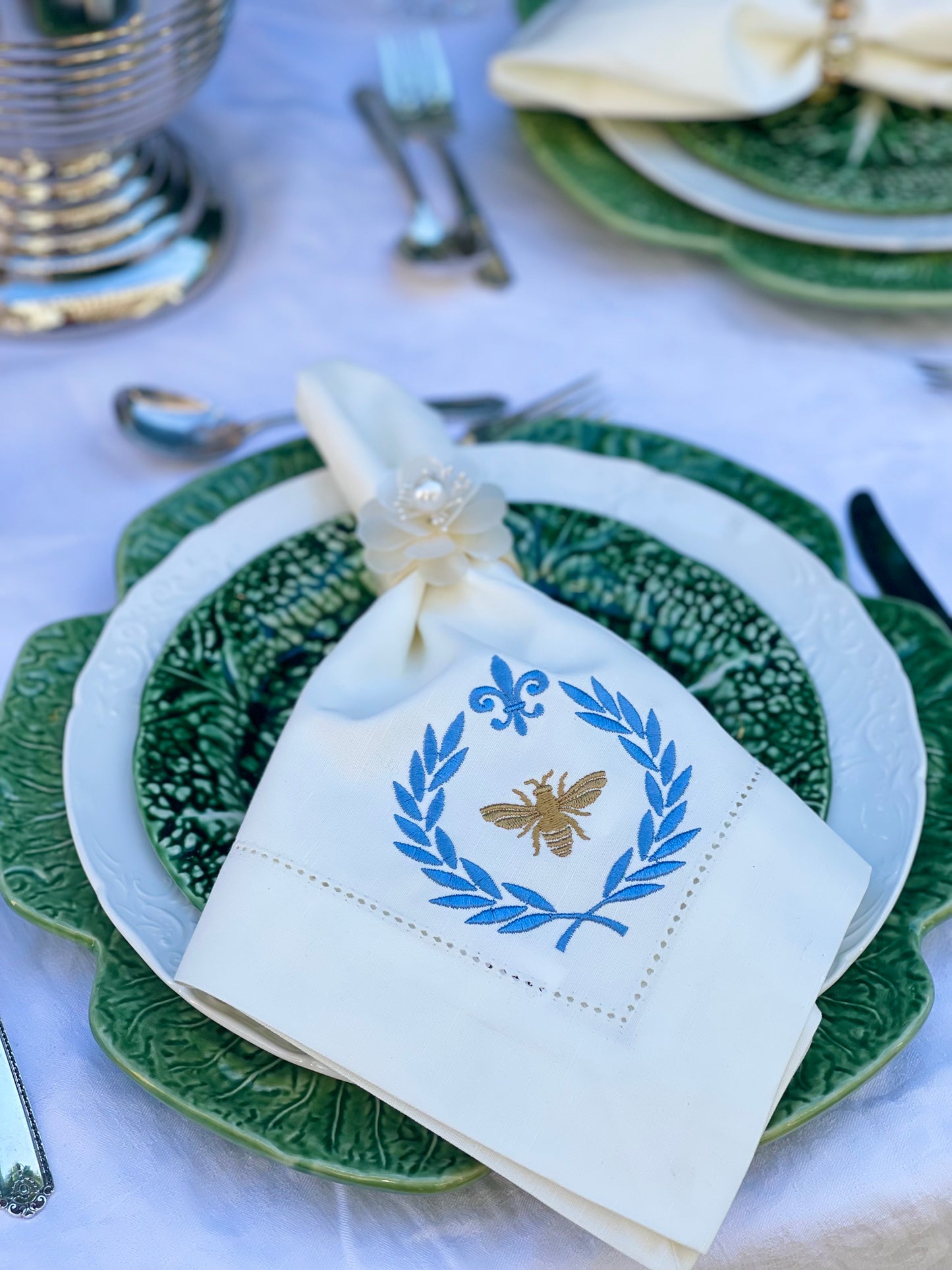 French Bee Dinner Napkins