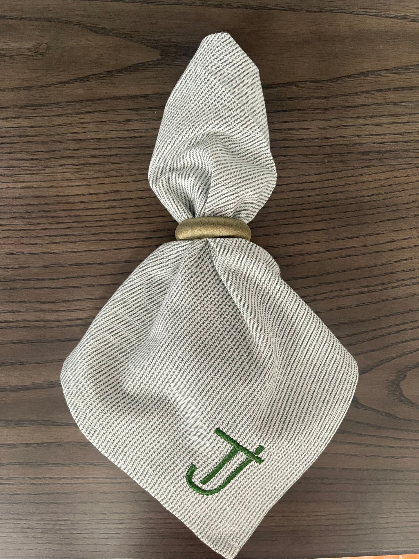 Modern Monogram Napkins (set of 4)