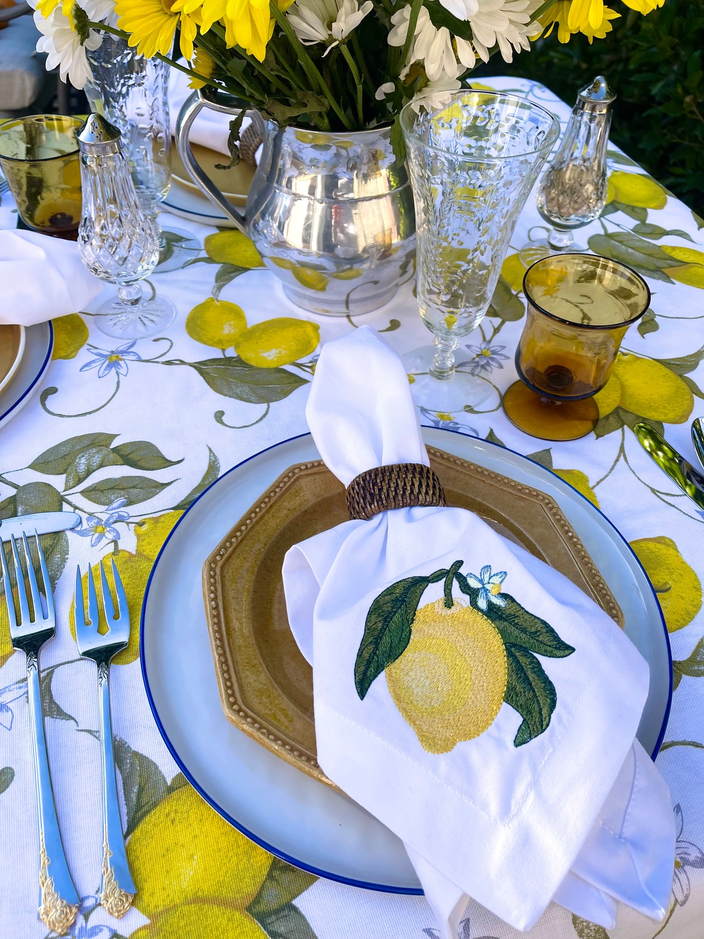 Lemon Dinner Napkin