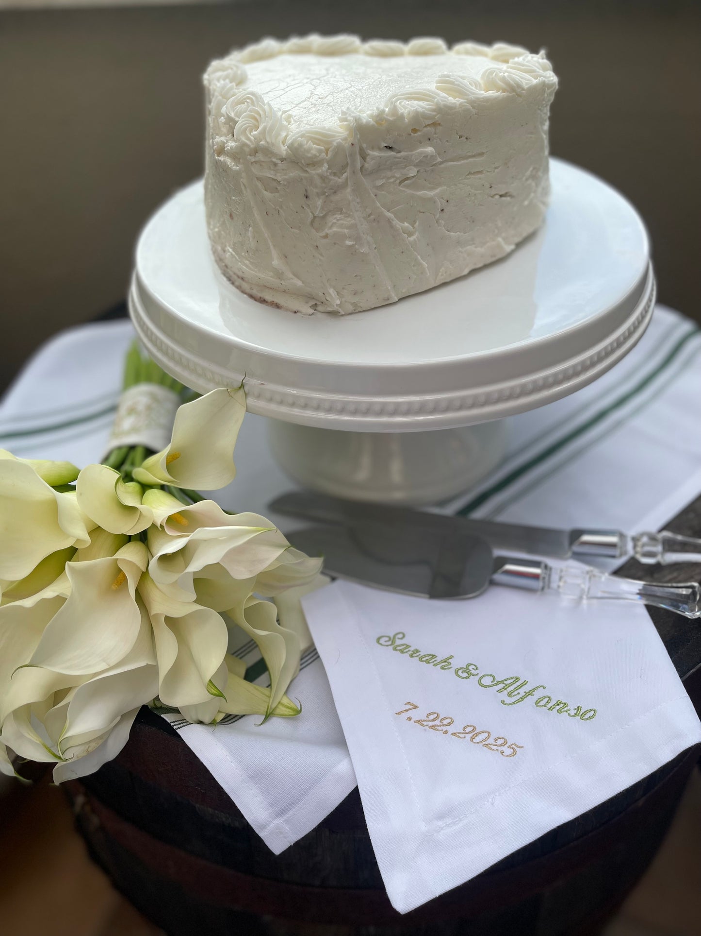 Wedding Cake Napkin