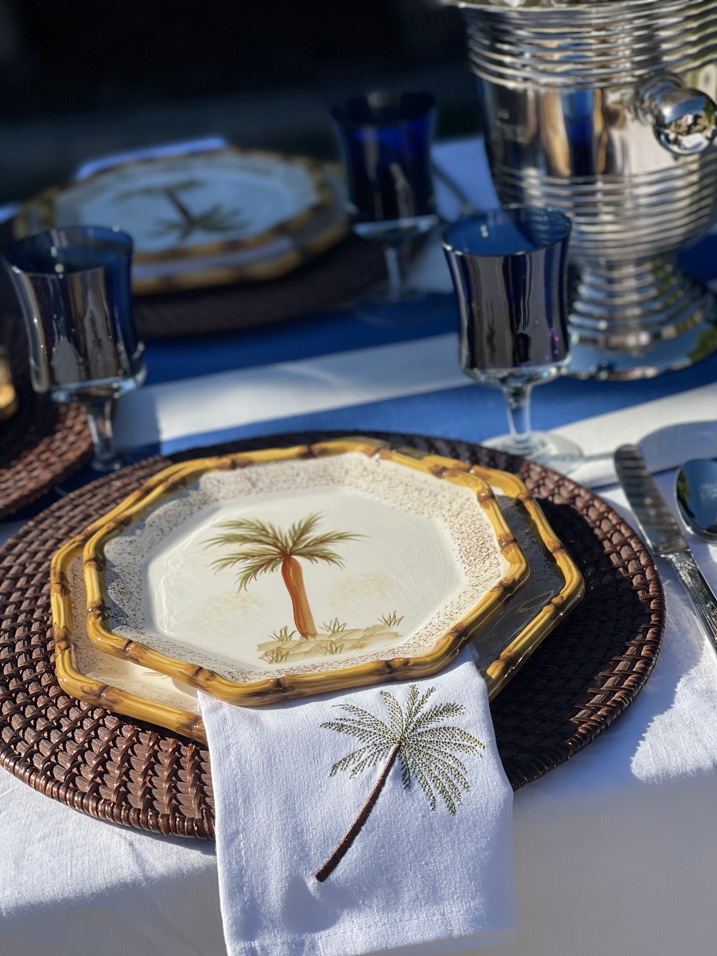 Palm Tree Luncheon Napkin