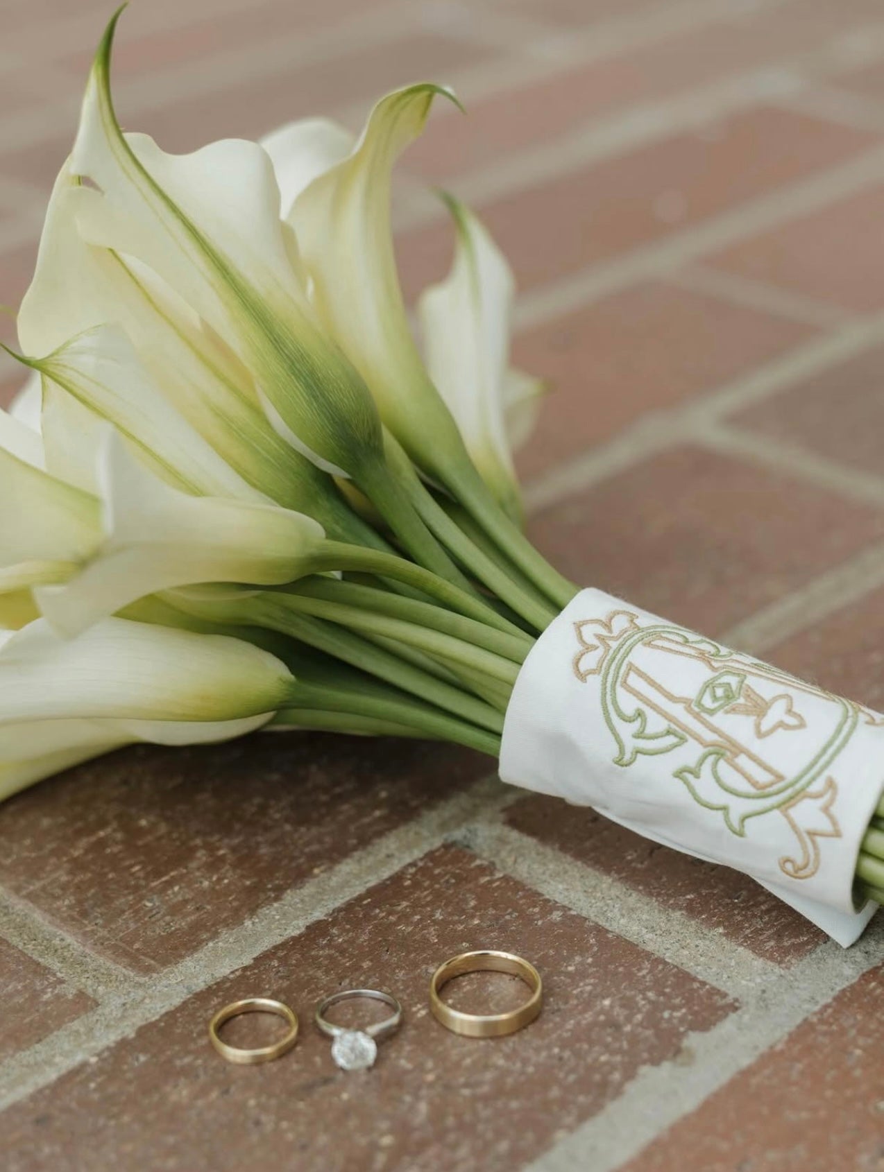 Monogrammed Bouquet Wrap