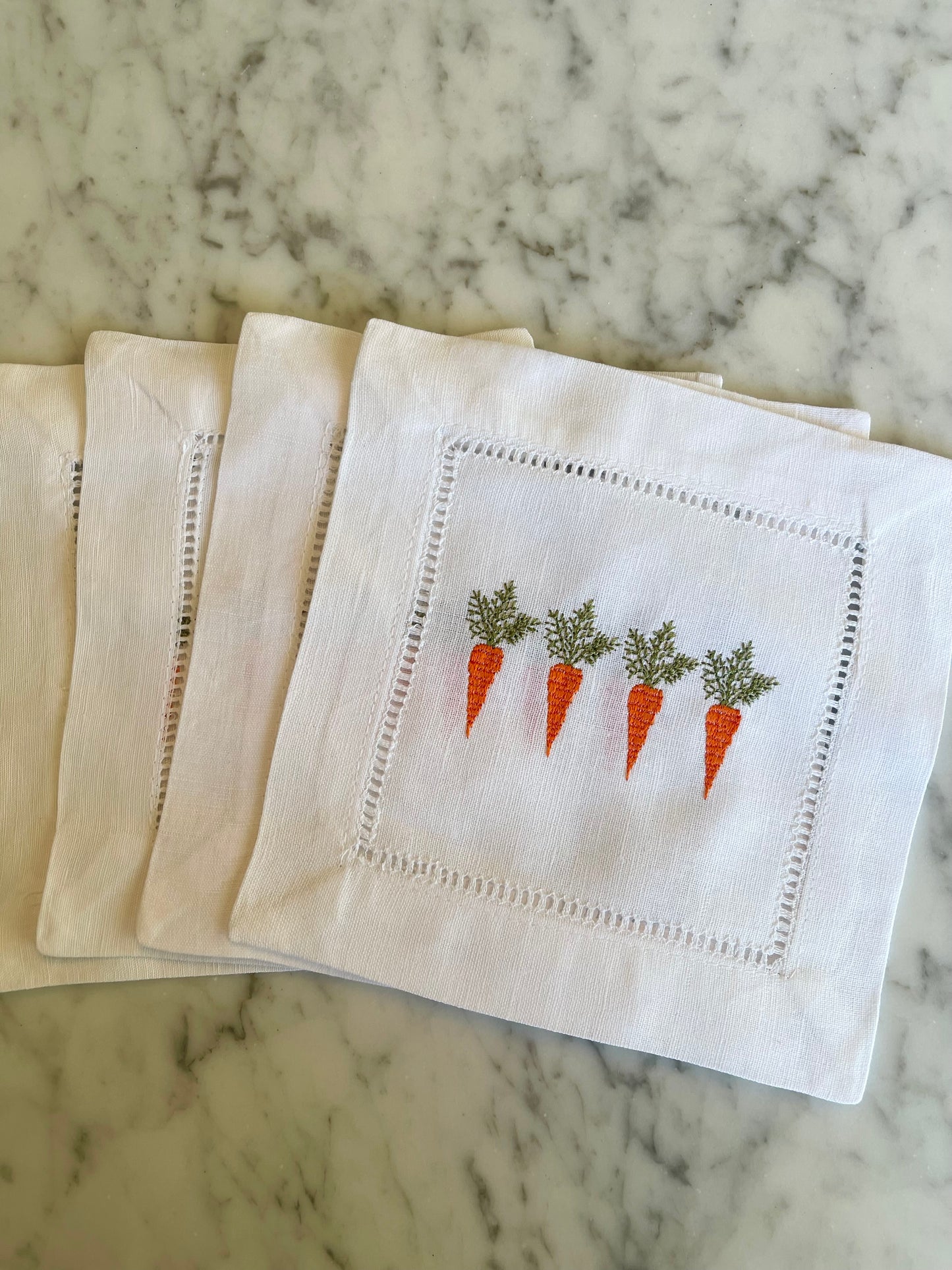 Mini Carrots - Cocktail Napkins (set of 4)