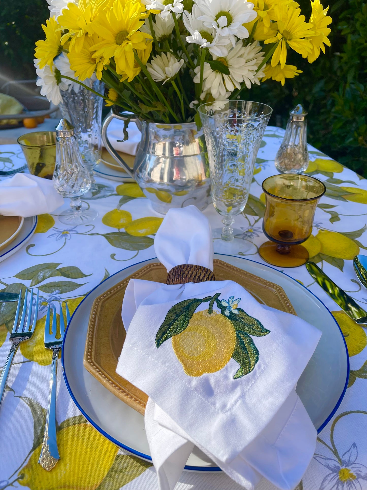 Lemon Dinner Napkin