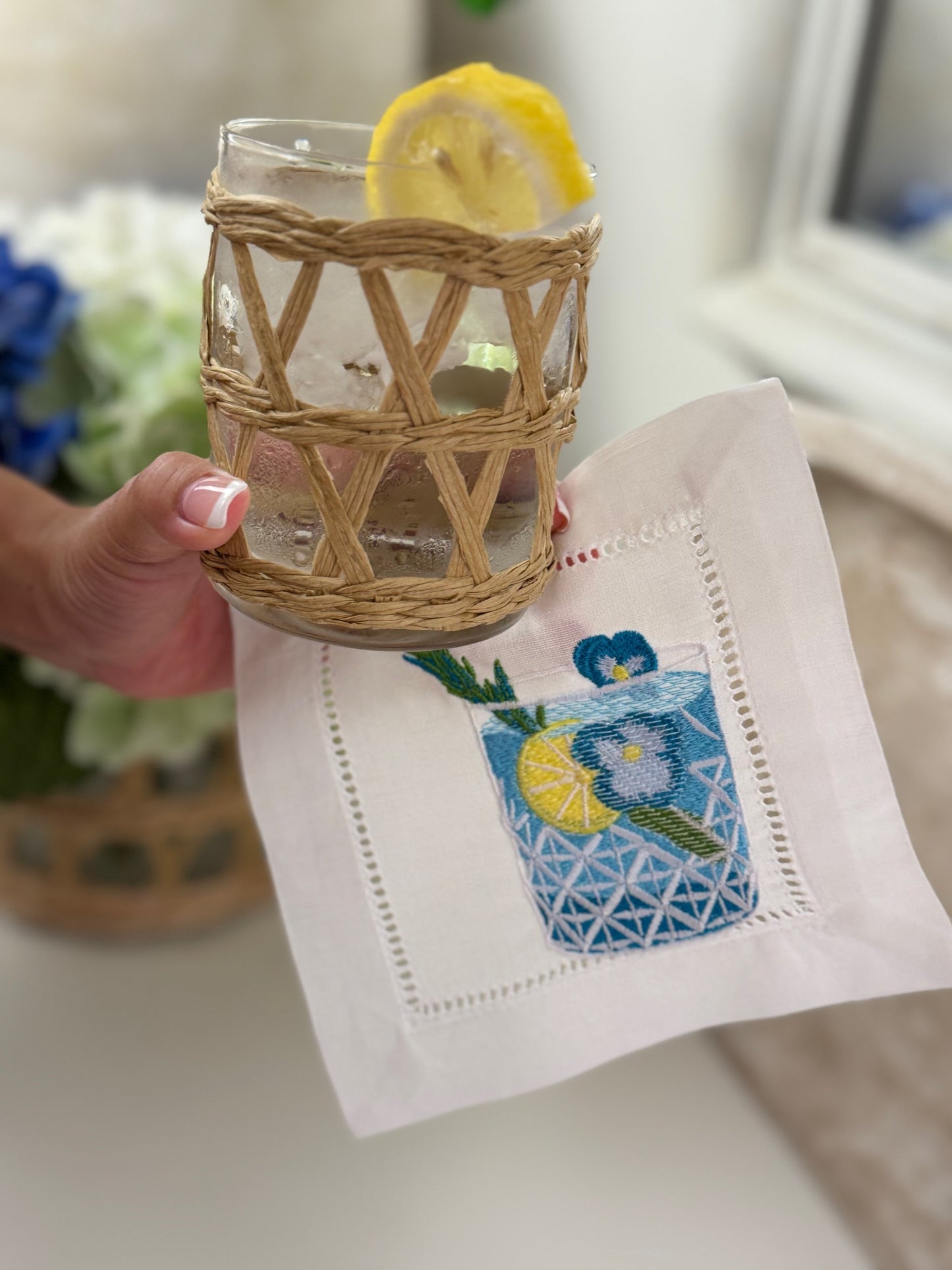 Gin n' Tonic Cocktail Napkins (Set of 4)