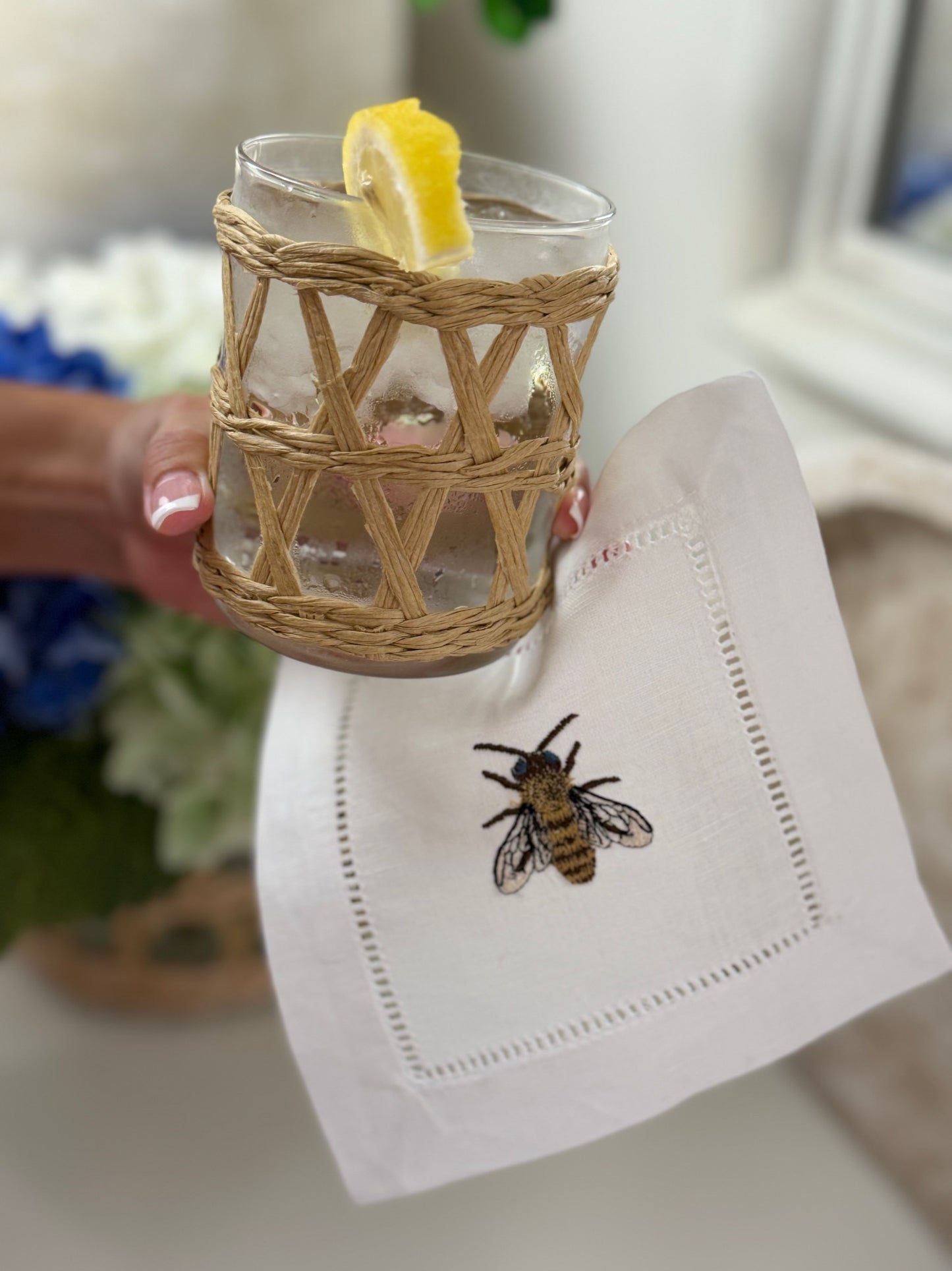 Bumble Bee Cocktail Napkin Set (Set of 4)