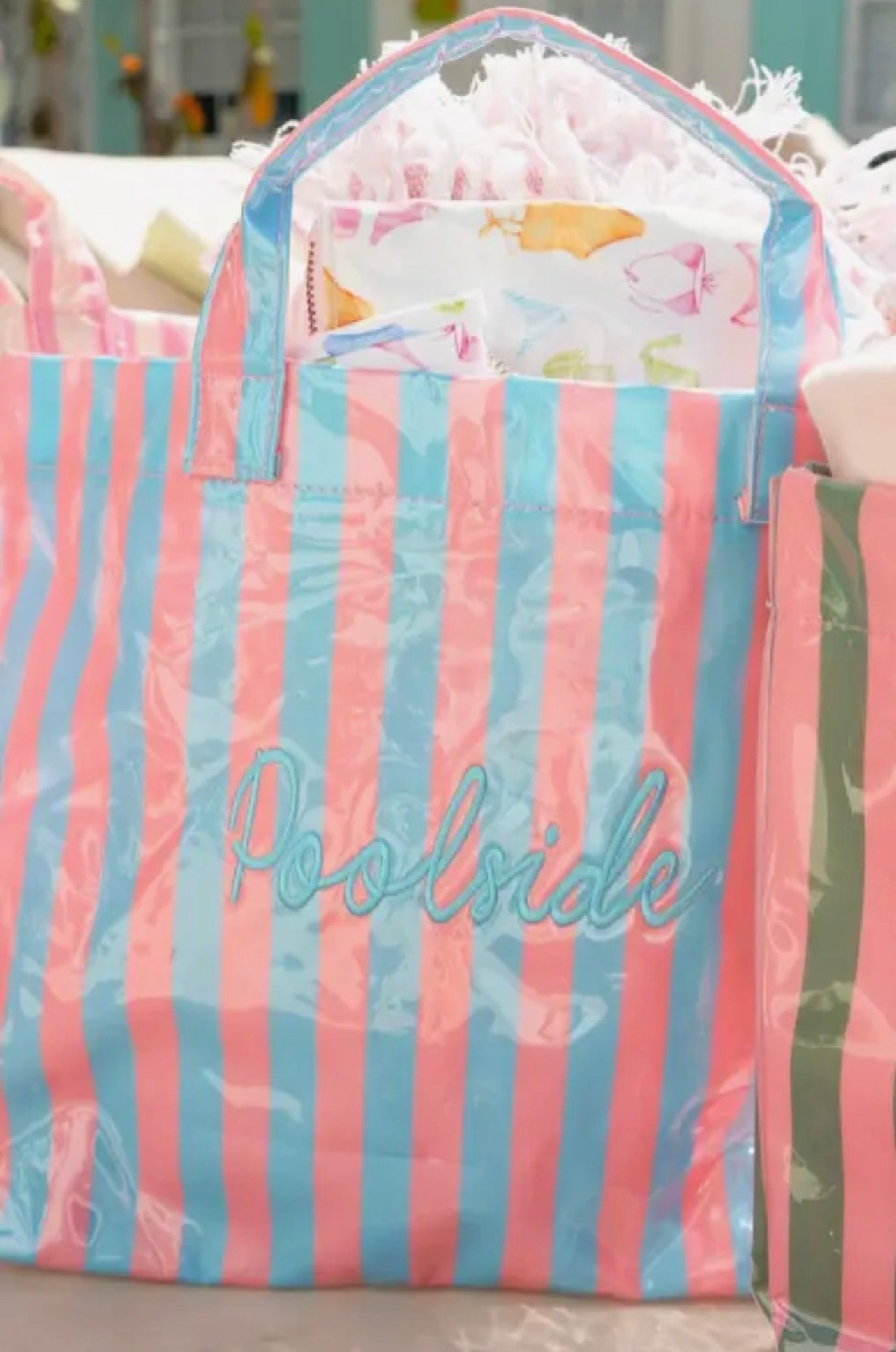 Cabana Clear Coat Tote