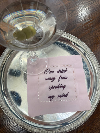 Cheeky Cocktail Napkin