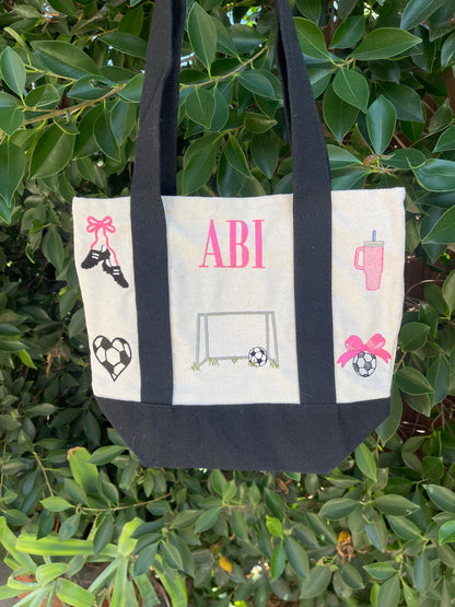 Girls Soccer Tote