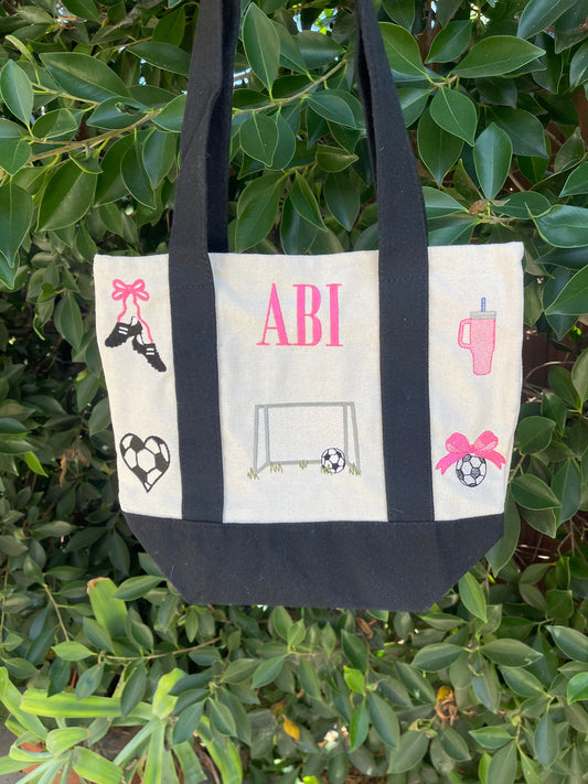 Girls Soccer Tote