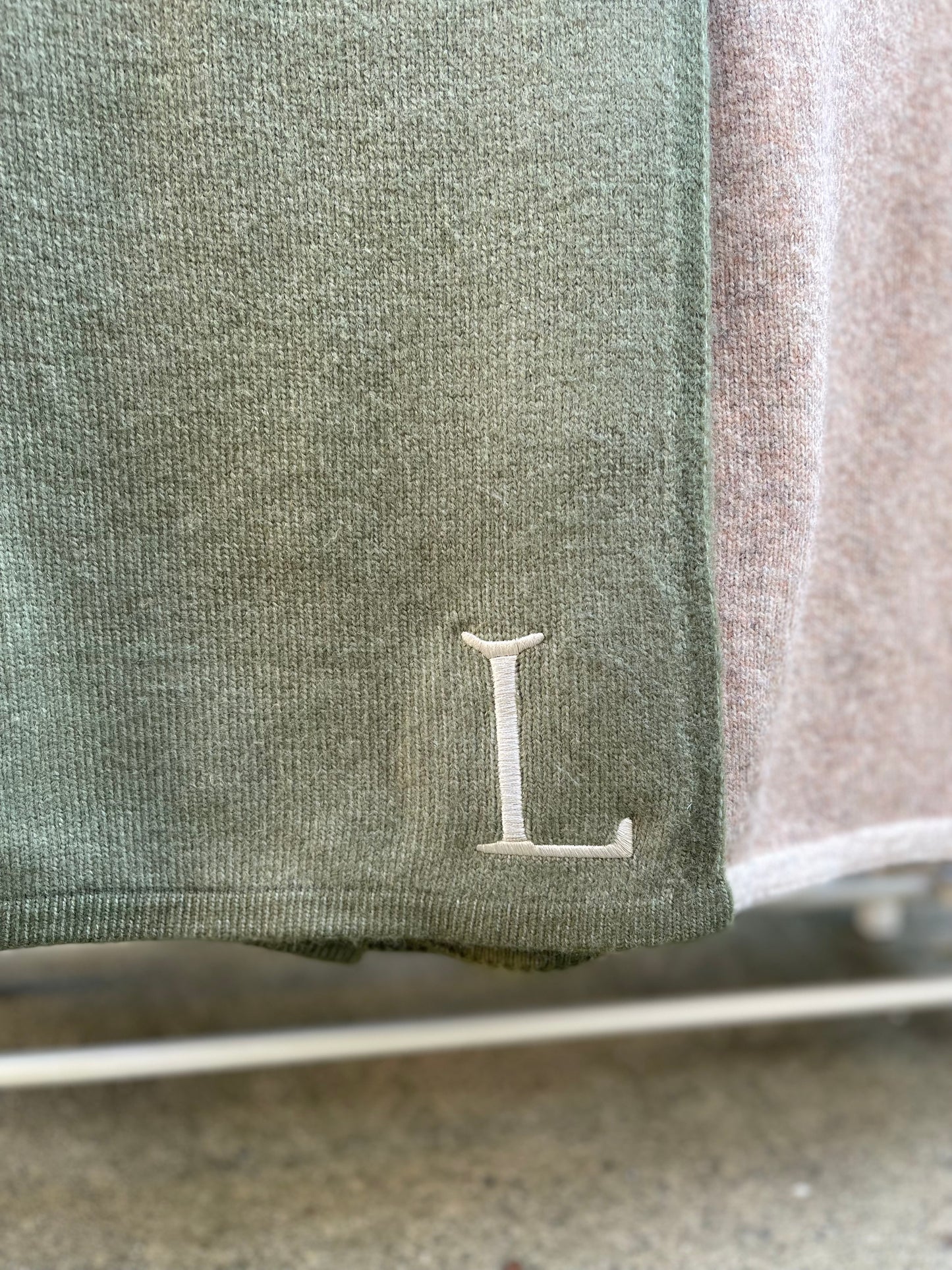 Wool Blend Throw Blanket