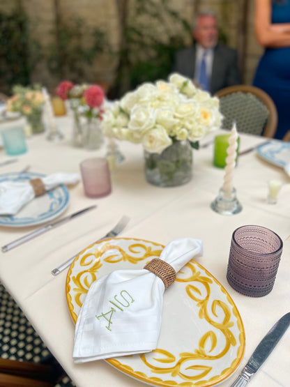 Classic Modern Monogram - Dinner Napkins