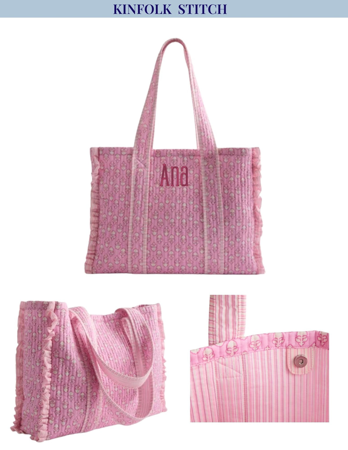 Quilted Tote Bag