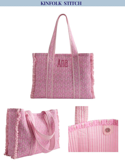 Quilted Tote Bag