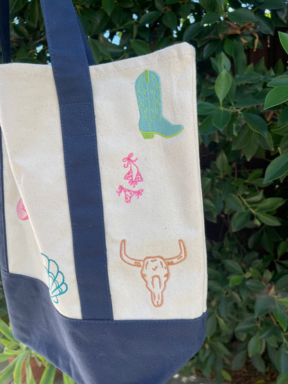 Coastal Cowgirl Tote