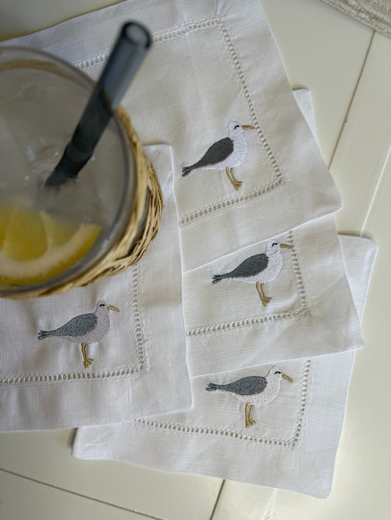 Seagull Cocktail Napkins (set of 4)