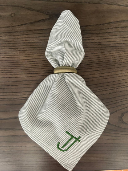 Modern Monogram Napkins (set of 4)
