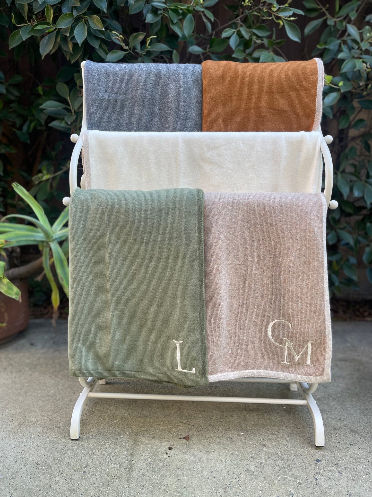 Wool Blend Throw Blanket