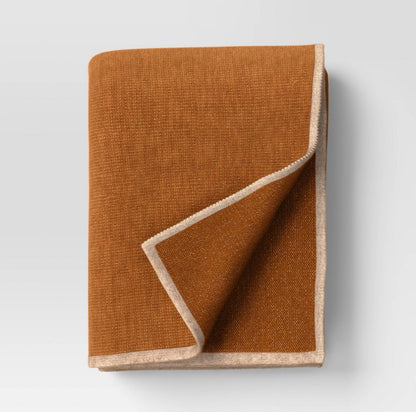 Wool Blend Throw Blanket