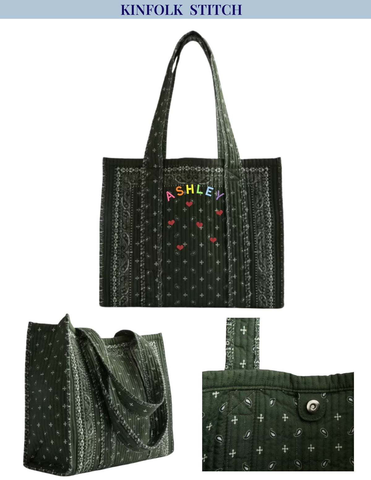 Quilted Tote Bag