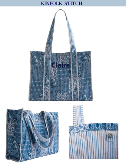 Quilted Tote Bag