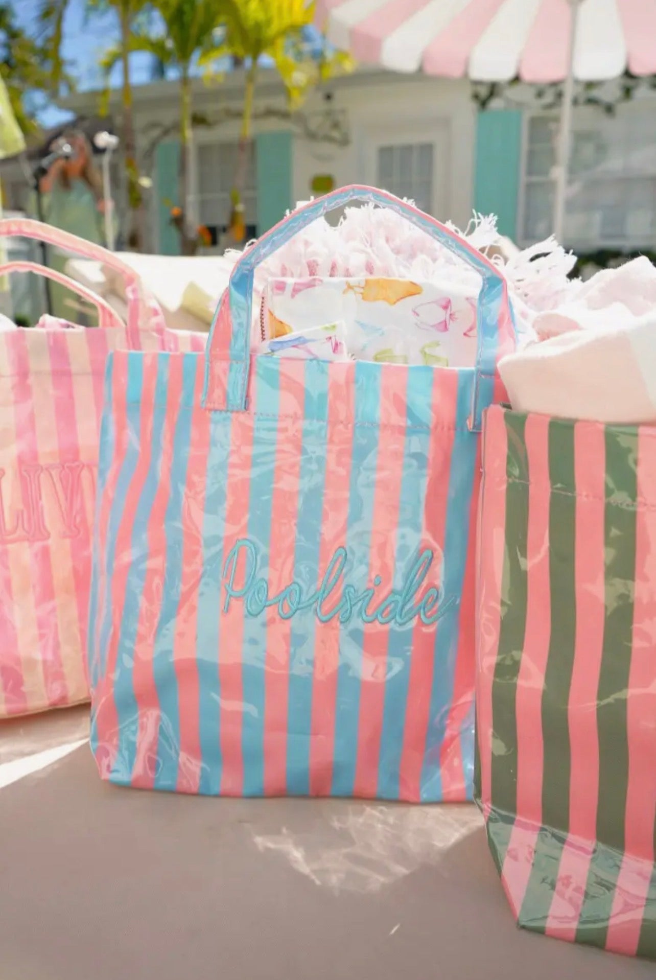 Cabana Clear Coat Tote