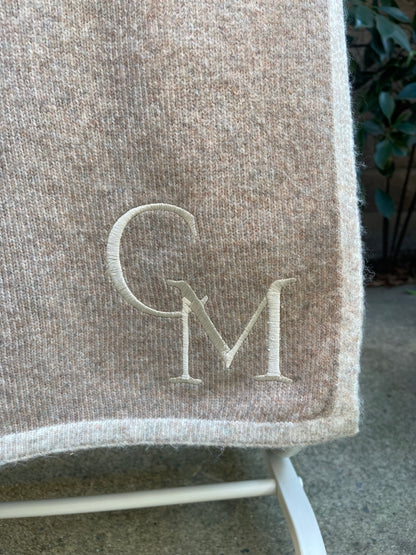 Wool Blend Throw Blanket