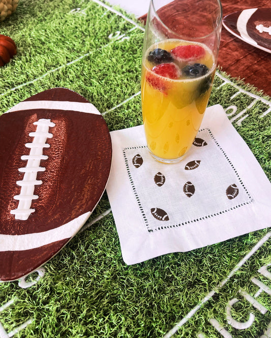 Mini Football Cocktail Napkin