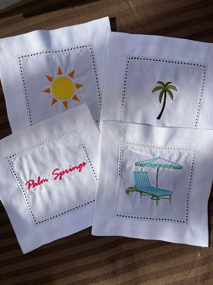 Palm Springs Cocktail Napkins (set of 4)