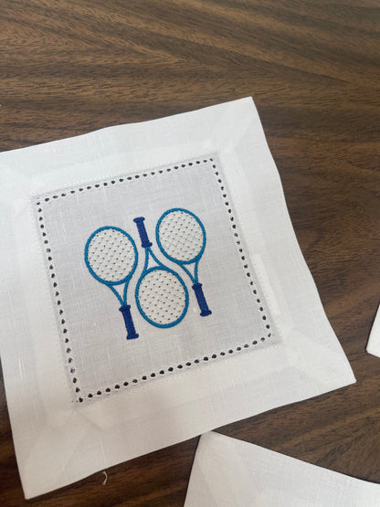 Colorful Tennis Napkins (set of 4)