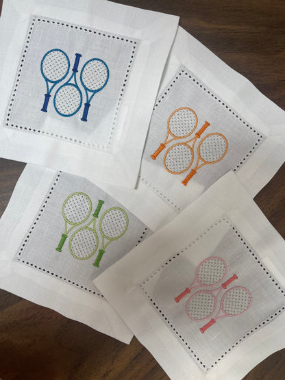 Colorful Tennis Napkins (set of 4)
