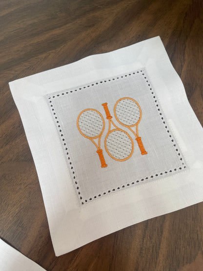 Colorful Tennis Napkins (set of 4)