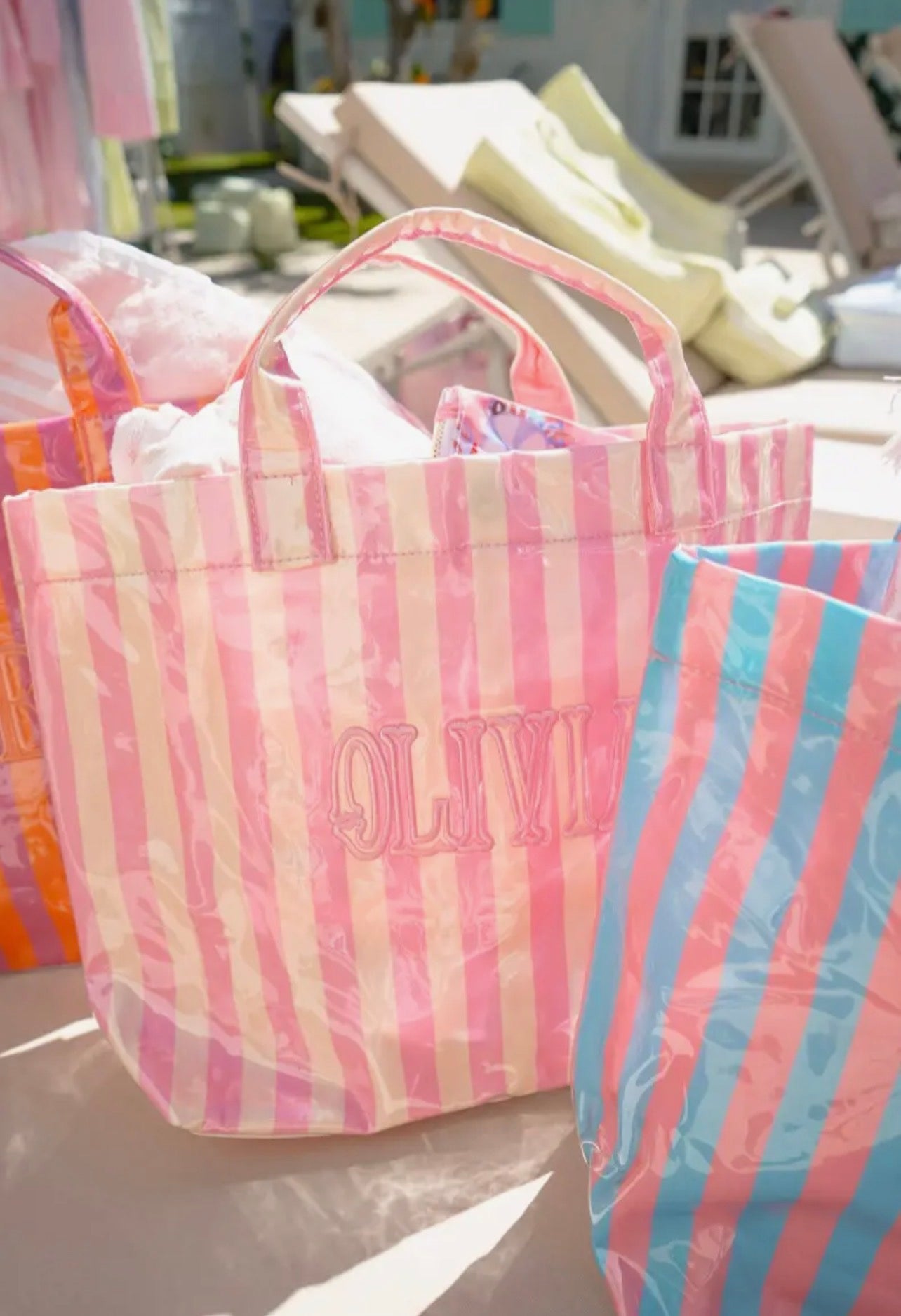 Cabana Clear Coat Tote