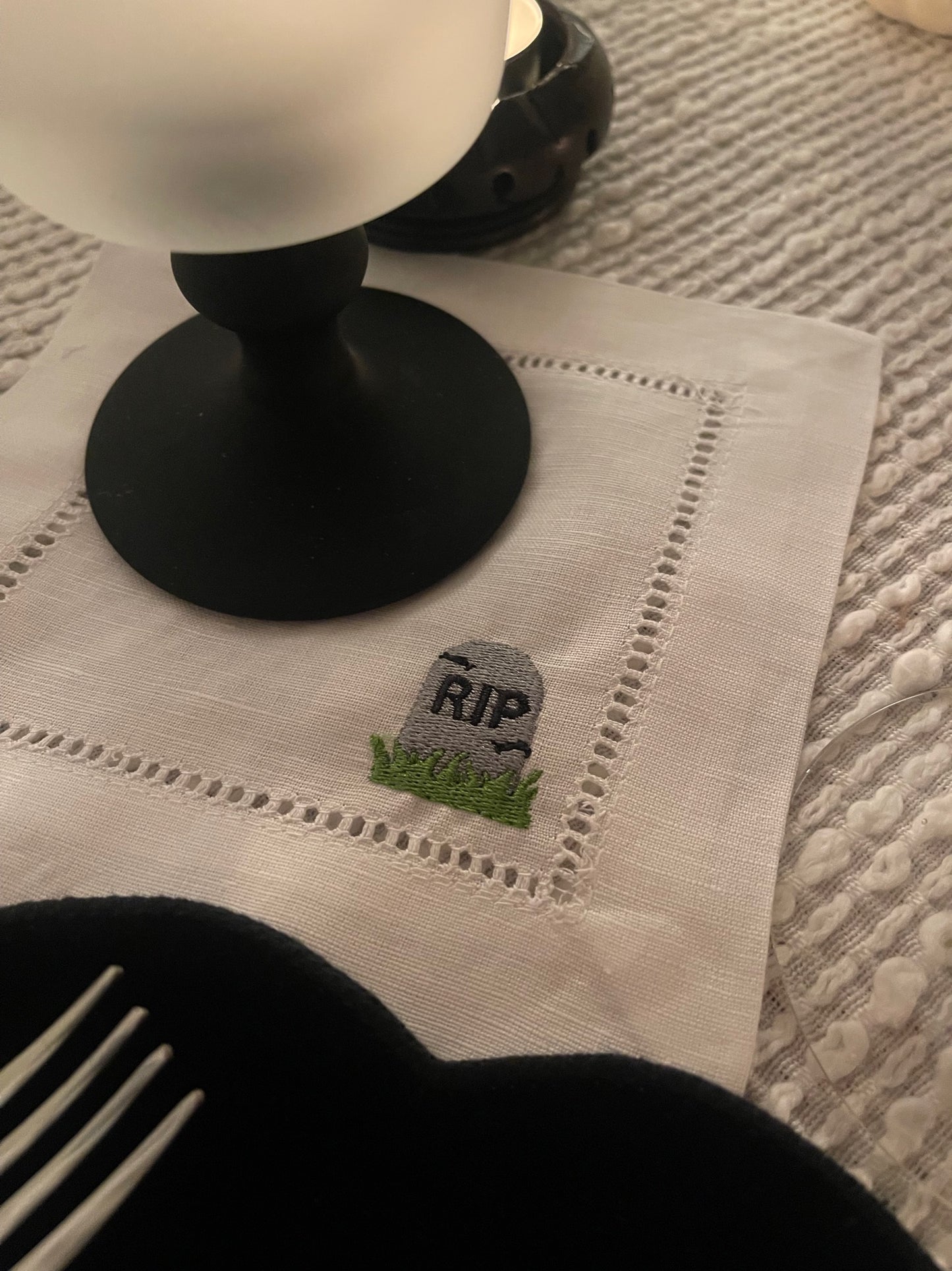 R.I.P. Tombstone Cocktail Napkin