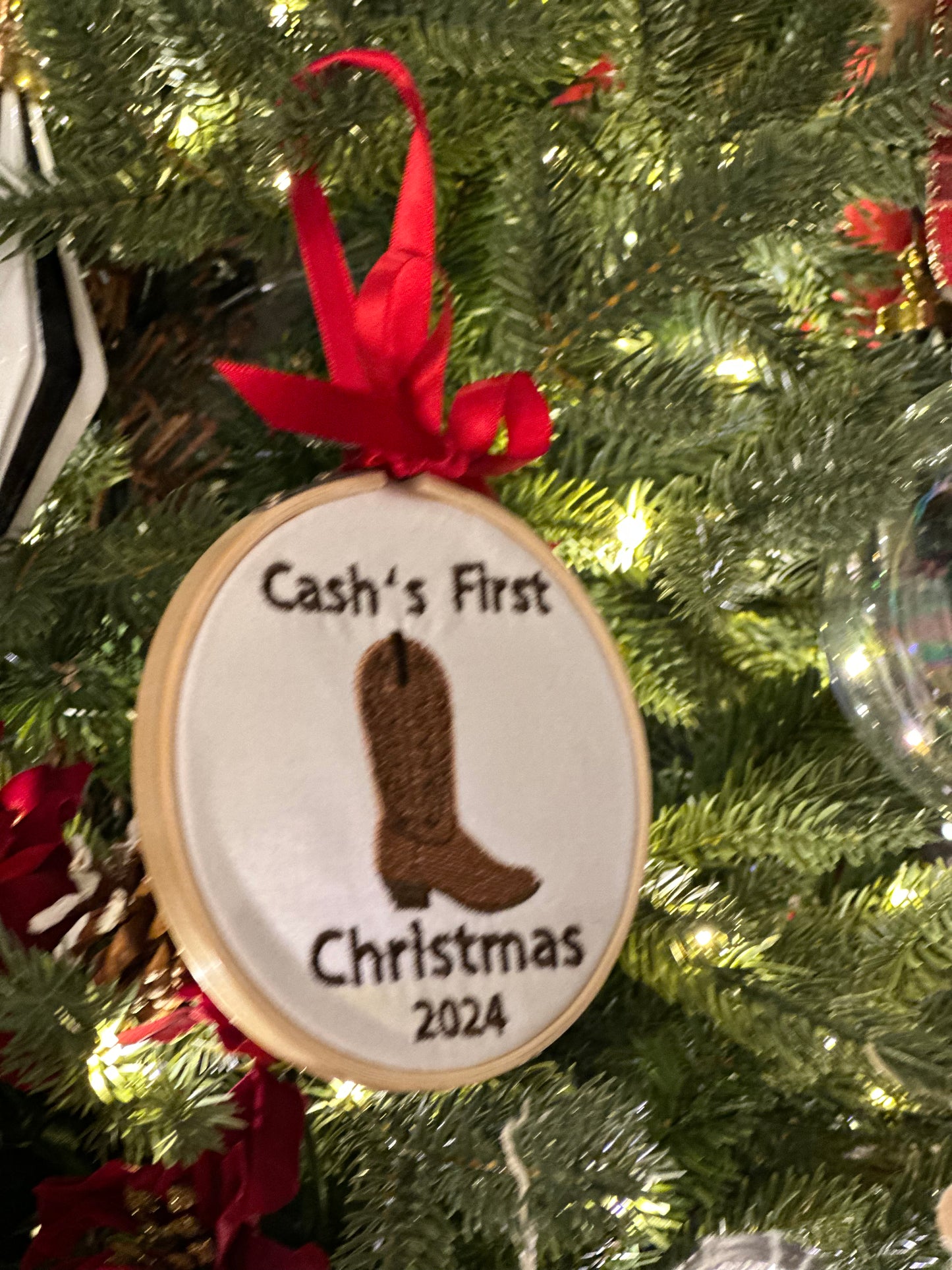 "My First Christmas" Ornament - Boot