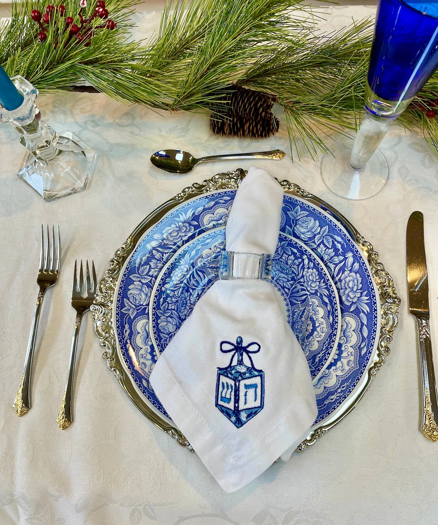 Dreidel Dinner Napkin