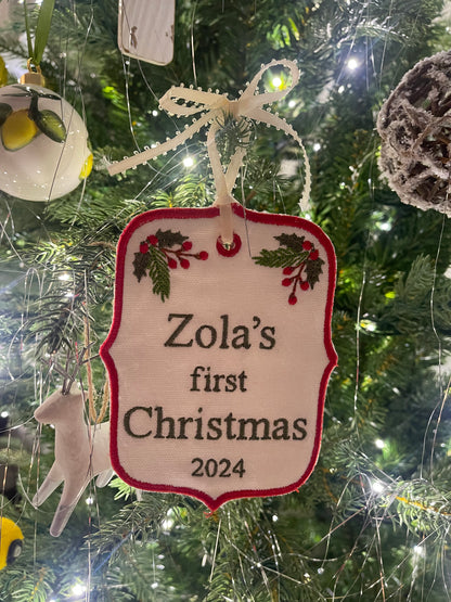 "My First Christmas" Ornament