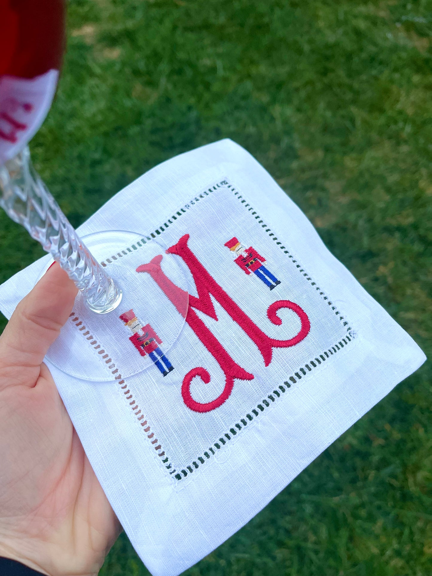 Nutcracker Monogram Cocktail Napkin (set of 4)