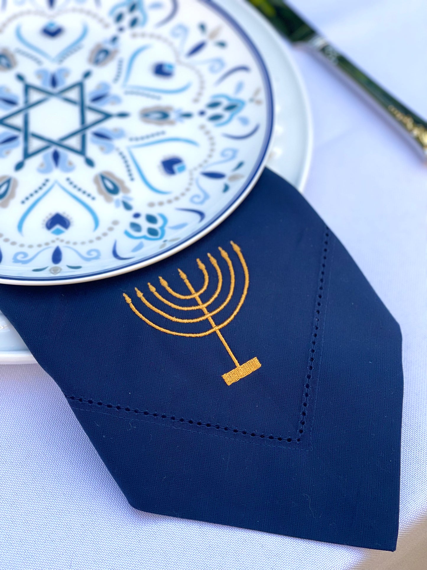 Menorah Dinner Napkin