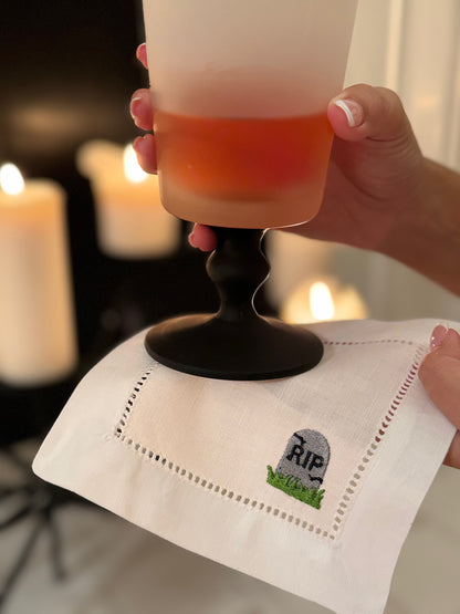 R.I.P. Tombstone Cocktail Napkin