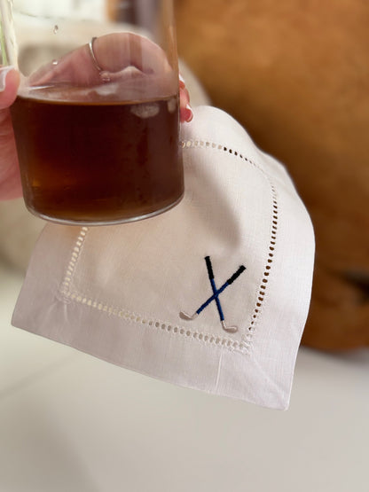 Golf Set Cocktail Napkins (Set of 4)