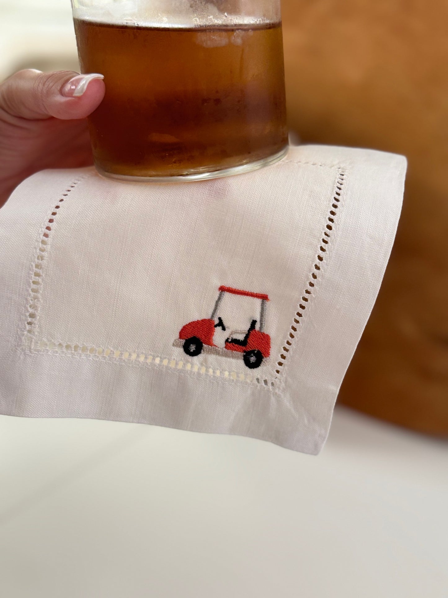 Golf Set Cocktail Napkins (Set of 4)