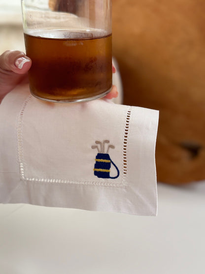 Golf Set Cocktail Napkins (Set of 4)